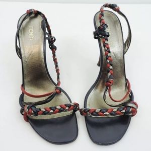 Women’s Fendi High Heels Braided Shoes